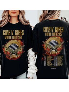 Guns N' Roses World Tour 2026 North America Dates Tee